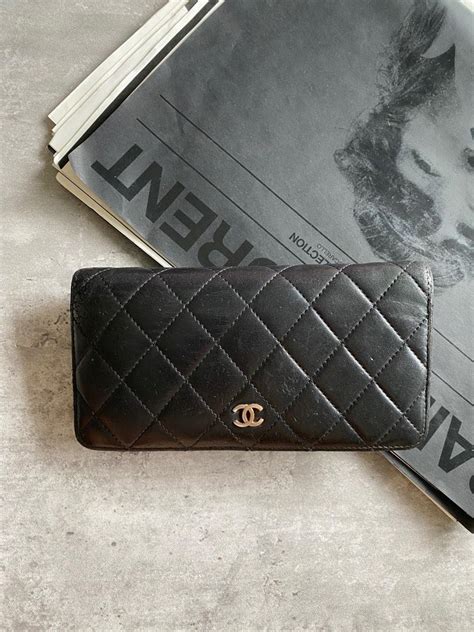 chanel wallet original|authentic chanel lambskin wallet.